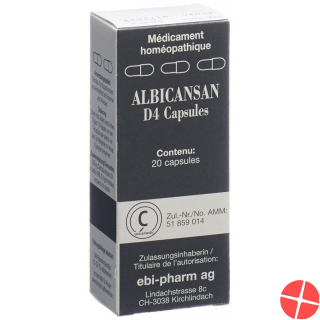 Albicansan Kapseln D 4 20 Stück