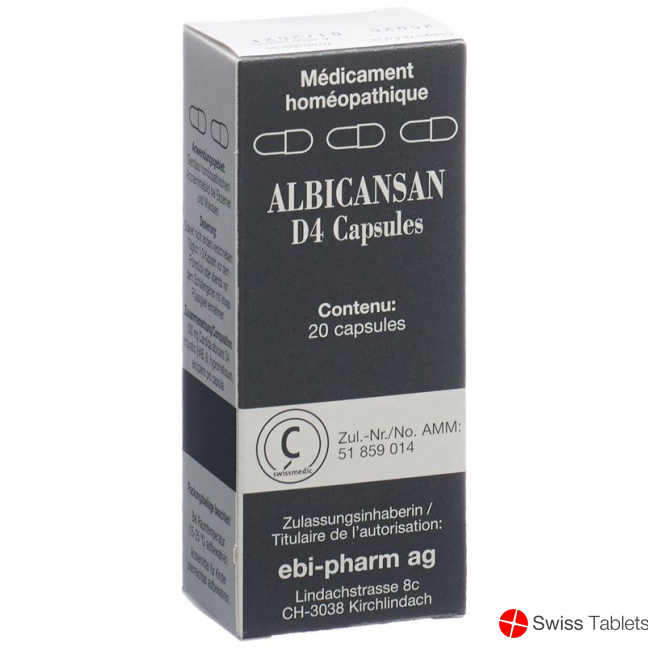 Albicansan Kapseln D 4 20 Stück buy online