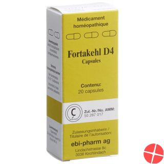 Fortakehl Kapseln D 4 Trit 20 Stück