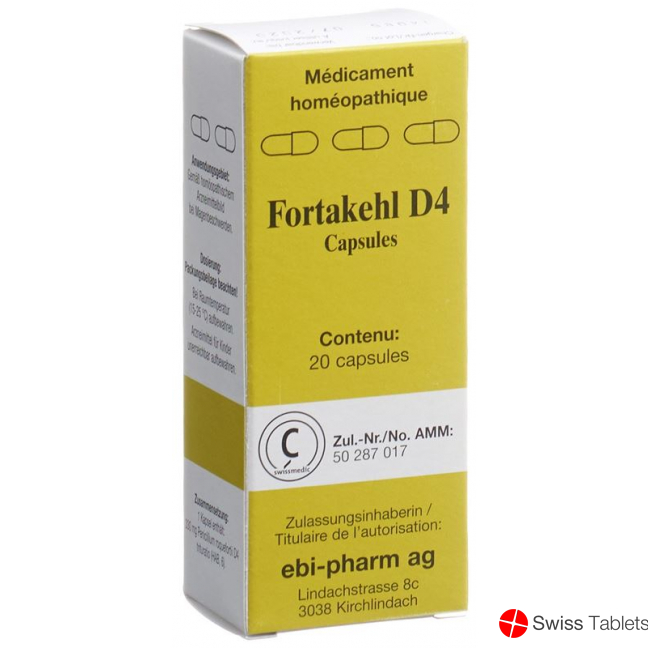 Fortakehl Kapseln D 4 Trit 20 Stück buy online