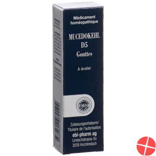 Mucedokehl Tropfen D 5 10ml Mucedokehl Tropfen D 5 10ml