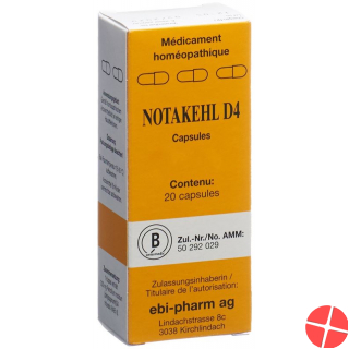 Notakehl Kapseln D 4 20 Stück