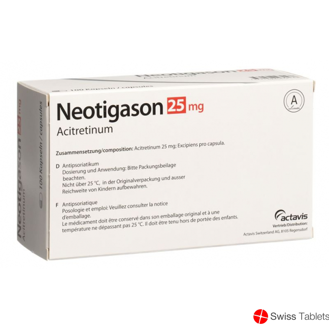 Neotigason Kapseln 25mg 100 Stück buy online
