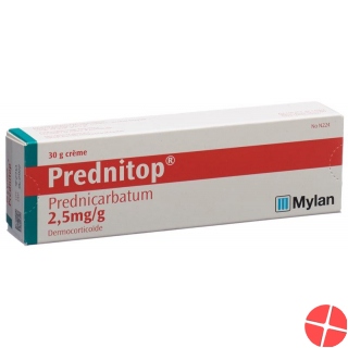 Prednitop Creme 0.25% Tube 30g