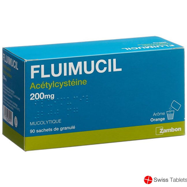Fluimucil Granulat 200mg Erwachsene Beutel 90 Stück buy online