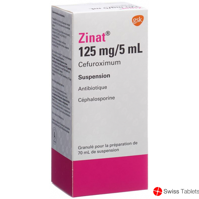 Zinat Suspension 125mg/5ml 70ml buy online