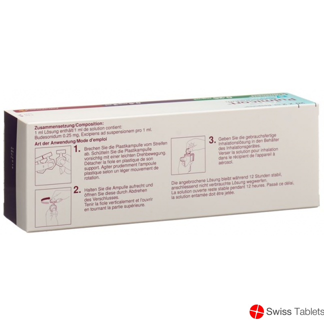 Pulmicort Inhal Loesung 0.25mg/ml 20 Respule 2ml buy online