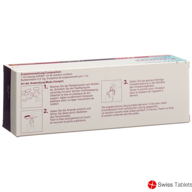 Pulmicort Inhal Loesung 0.5mg/ml 20 Respule 2ml buy online