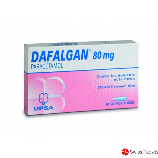 Dafalgan 80mg 10 Zäpfchen buy online