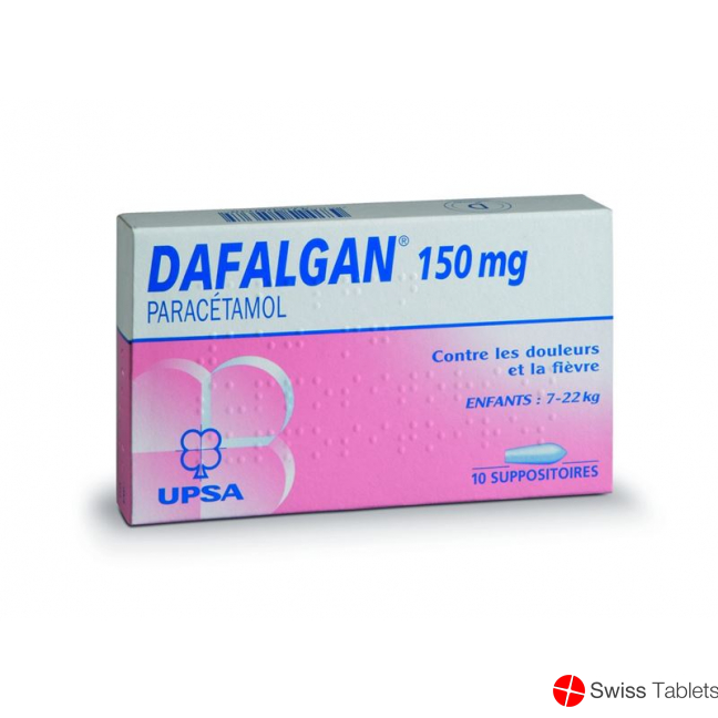 Dafalgan 150mg 10 Zäpfchen buy online