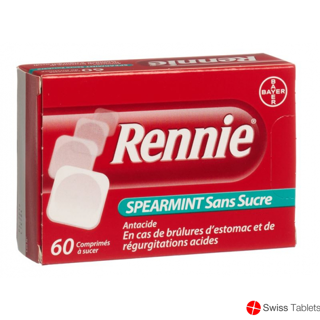 Rennie Spearmint 60 Lutschtabletten buy online