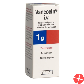 Vancocin Trockensubstanz 1g i.v. Durchstechflasche