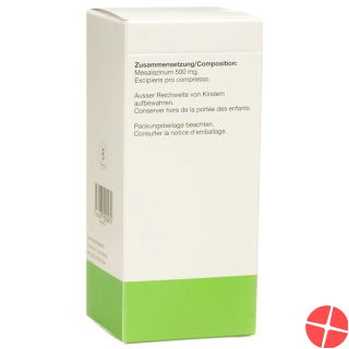 Pentasa Depottabl 500mg 100 Stück