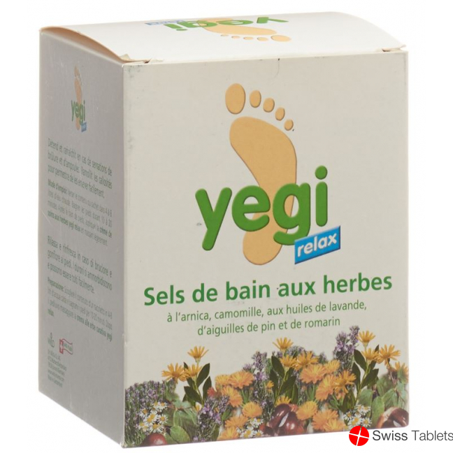 Yegi Relax Kräuter Fussbadesalz 8 Beutel à 50g buy online