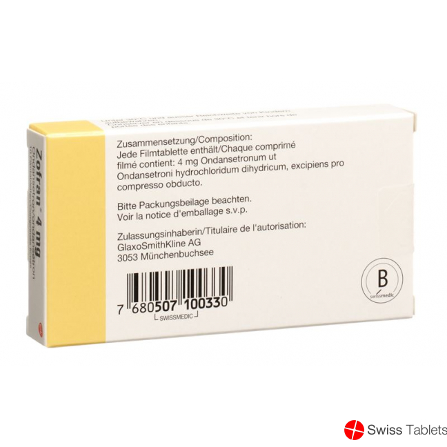Zofran 4mg 10 Filmtabletten buy online
