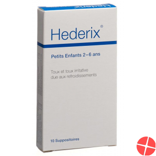 Hederix Kleinkinder Zäpfchen 10 Stück
