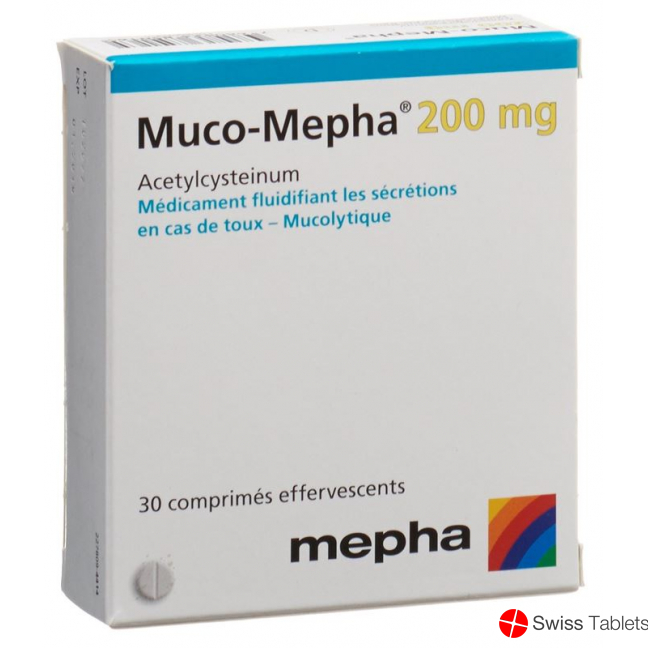 Muco Mepha Brausetabletten 200mg 30 Stück buy online