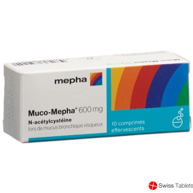 Muco Mepha 600mg 10 Brausetabletten buy online
