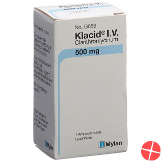 Klacid Trockensubstanz 500mg i.v. Ampullen