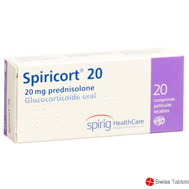 Spiricort 20 Filmtabletten 20mg 20 Stück buy online