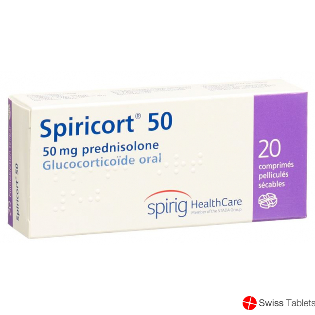 Spiricort 50 Filmtabletten 50mg 20 Stück buy online