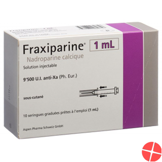 Fraxiparine 1ml Injektionslösung 10 Fertigspritzen 1ml