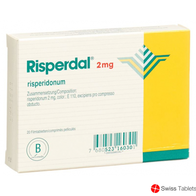 Risperdal Filmtabletten 2mg 20 Stück buy online