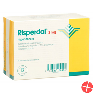 Risperdal Filmtabletten 2mg 60 Stück