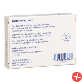 Triatec Comp Mite Tabletten 2.5/12.5 20 Stück