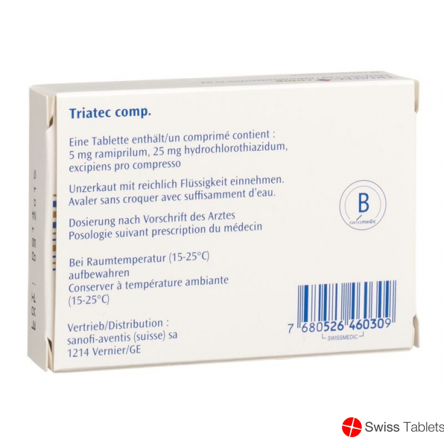 Triatec Comp Tabletten 5mg 5/25 20 Stück buy online