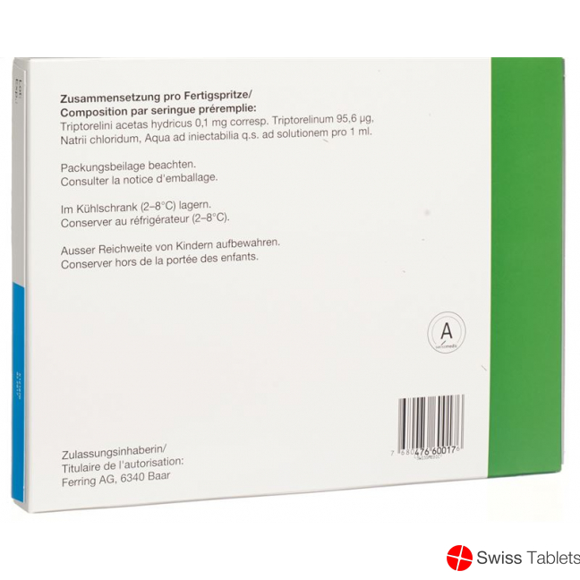 Decapeptyl Injektionslösung 0.1mg Fertigspritzen 7 Stück buy online