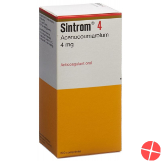 Sintrom 4 Tabletten 4mg 200 Stück