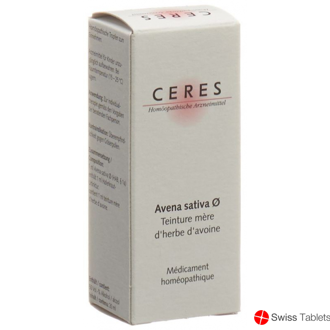 Ceres Avena Sativa Urtinktur 20ml buy online