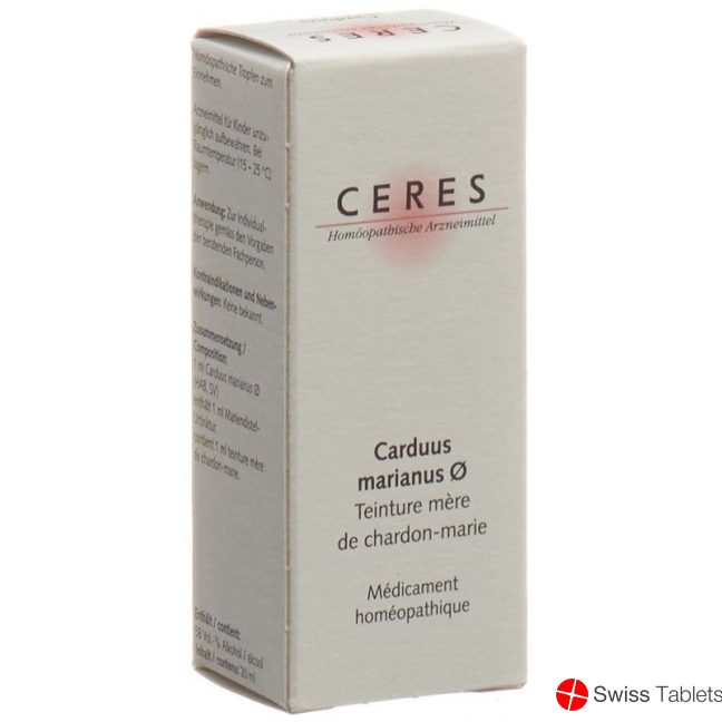 Ceres Carduus Marianus Urtinktur 20ml buy online