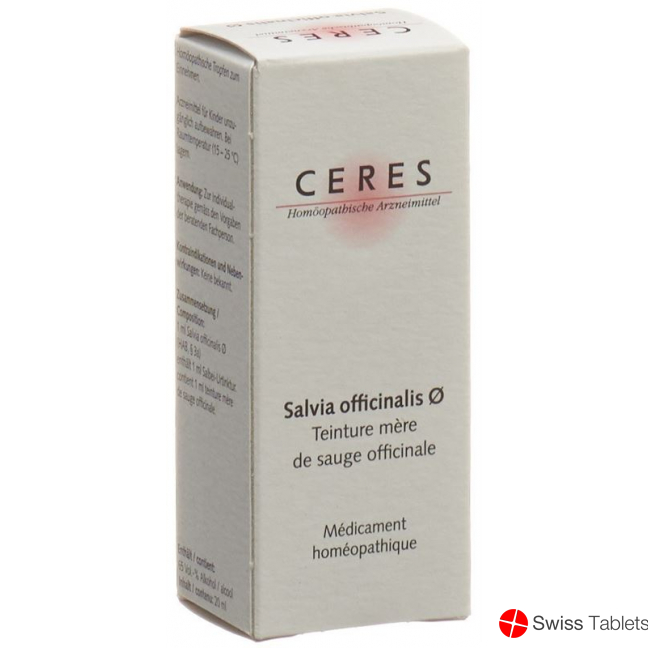 Ceres Salvia Urtinktur 20ml buy online