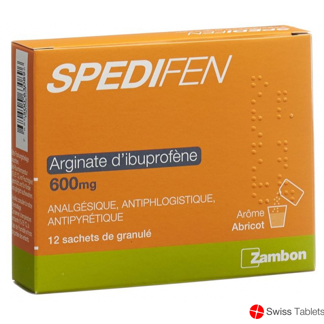 Spedifen 600mg 12 Granulate buy online