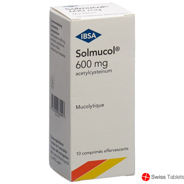 Solmucol 600mg 10 Brausetabletten buy online