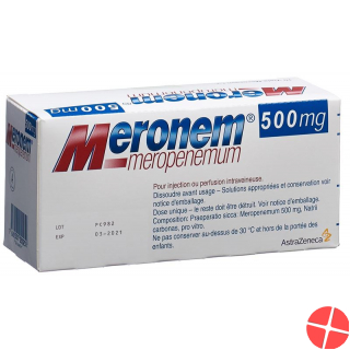 Meronem Trockensubstanz 500mg I.v Durchstechflasche 10 Stück