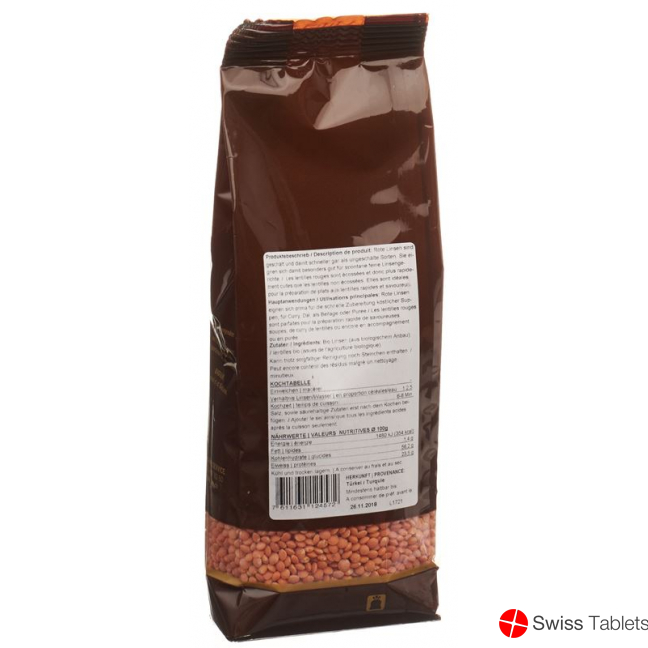 Biofarm Linsen Rot Knospe Beutel 500g buy online Biofarm Linsen Rot Knospe Beutel 500g buy online