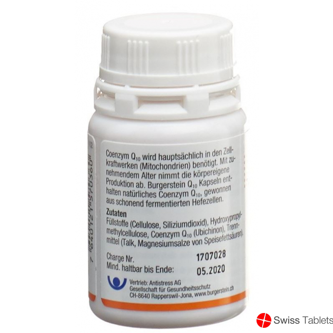 Burgerstein Coenzym Q10 capsules 30 mg 60 pieces buy online