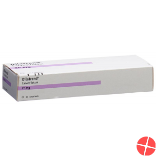 Dilatrend Tabletten 25mg 30 Stück