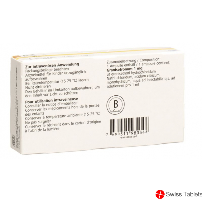 Kytril Infusionskonzentrat 1mg/ml 5 Ampullen 1ml buy online