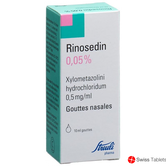 Rinosedin Nasentropfen 0.05% 10ml buy online