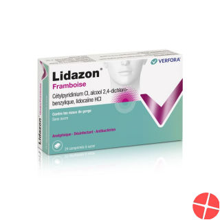 Lidazon Himbeer 24 Lutschtabletten