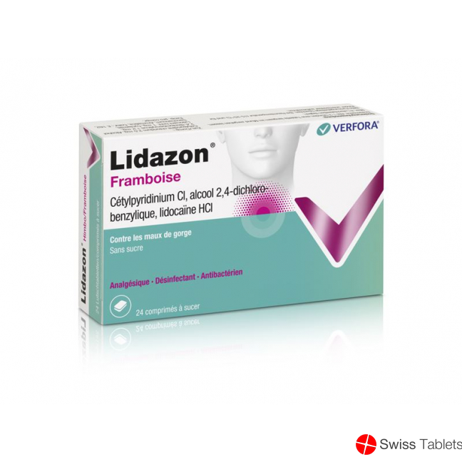 Lidazon Himbeer 24 Lutschtabletten buy online