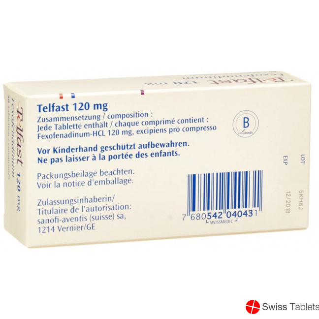 Telfast Tabletten 120mg 30 Stück buy online