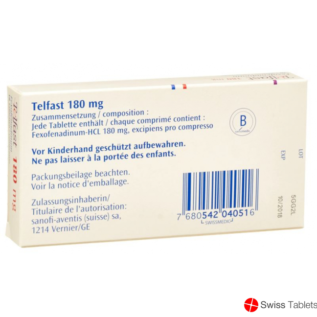 Telfast Tabletten 180mg 10 Stück buy online