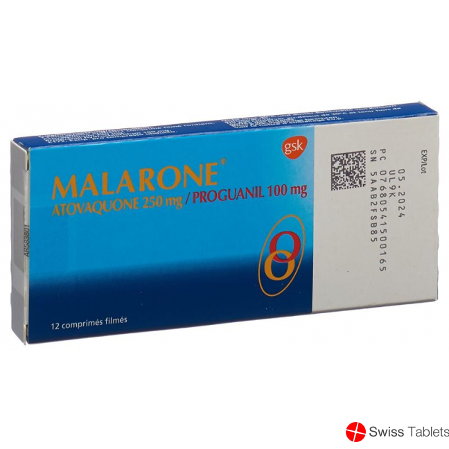 Malarone Tabletten 100mg 12 Stück buy online