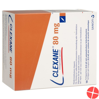 Clexane 80mg/0.8ml 10 Fertigspritzen 0.8ml