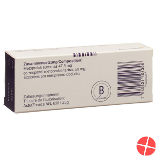 Beloc Zok 50 Retard Tabletten 50mg 30 Stück